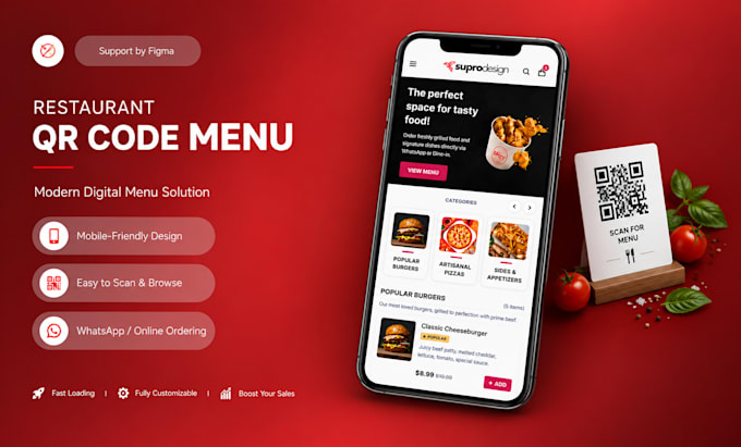 create restaurant qr code menu