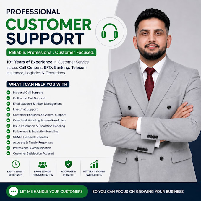 be your customer support specialist for email, chat and phone