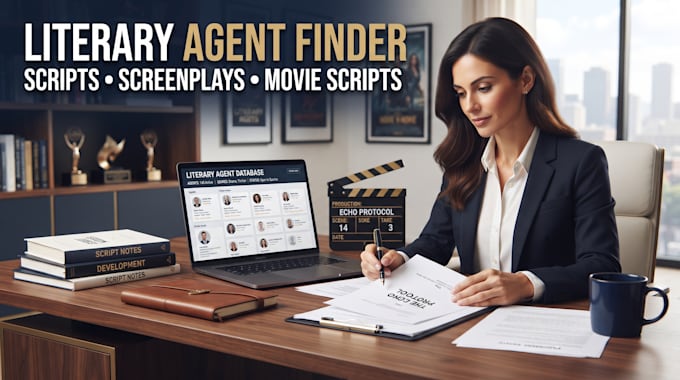 find literary agent and write your movie script feature film screenplay writing