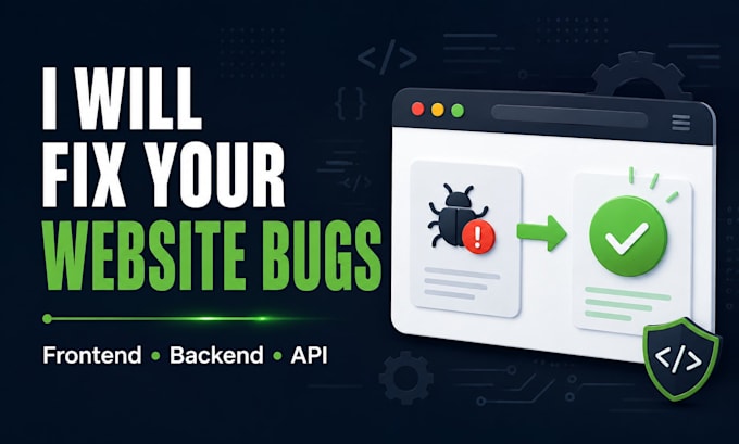fix bugs and errors on your website