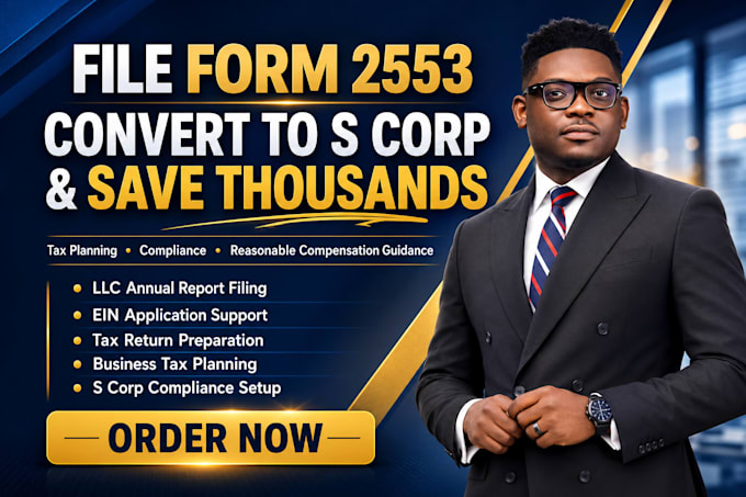 file form 2553 and convert llc to s corp election