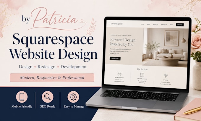 build squarespace website design, redesign squarespace, website development