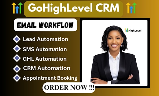 setup crm automation, email workflow and appointment booking