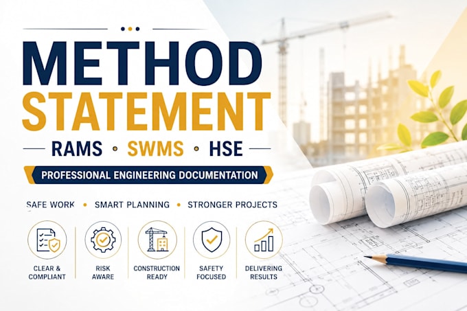 prepare method statements, rams, hse and documents
