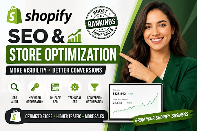 optimize your shopify store for SEO, traffic and conversions