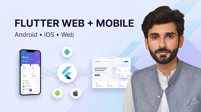 build a responsive flutter web and mobile app