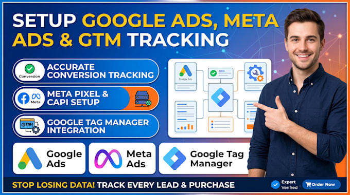 setup google ads conversion tracking meta pixel capi and GTM tracking