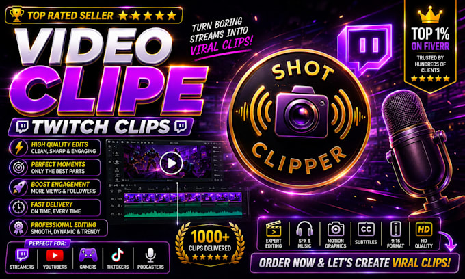 twitch clips stream highlights video editing