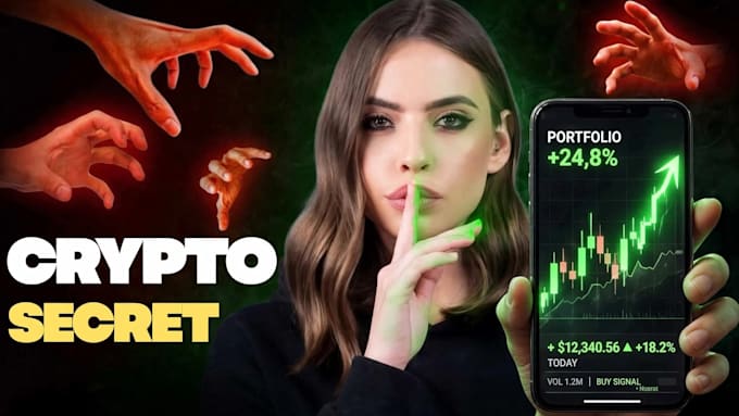 design viral crypto trading and finance youtube thumbnails