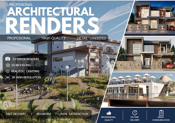 create photorealistic exterior renders