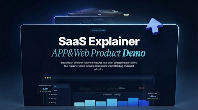 create an app promo, saas demo video, website promo video