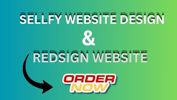 sellfy design and redesign your website