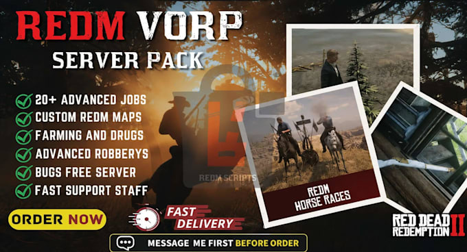 develop redm scripts and setup a full redm roleplay server