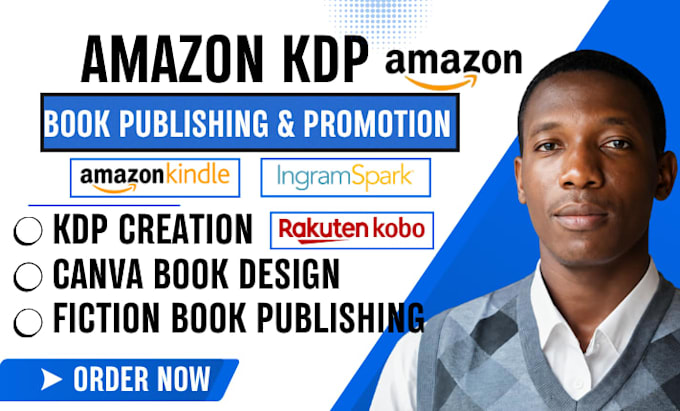 create KDP amazon account ebook formatting, ebook branding and ebook publishing
