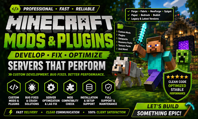 create fix modpack minecraft bug,forge to fabric,neoforge,cobblemon server setup