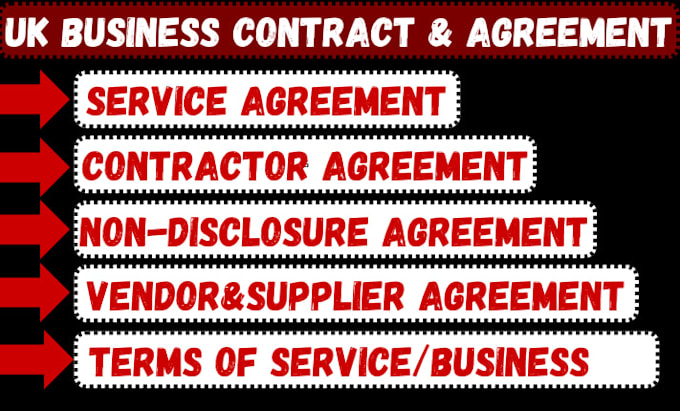 draft a professional UK business contract or agreement