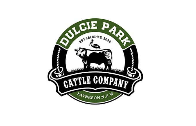 design cattle company logo