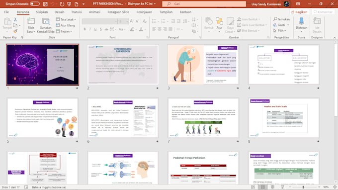 create a pharmaceutical and healthcare presentation