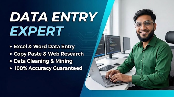 do accurate arabic data entry and copy paste work