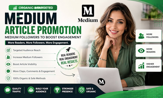 do organic medium article promotion, medium followers to boost engagement