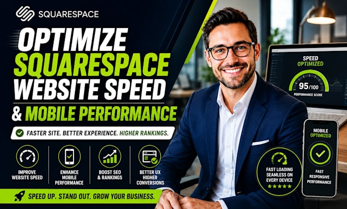 optimize squarespace website speed and mobile performance