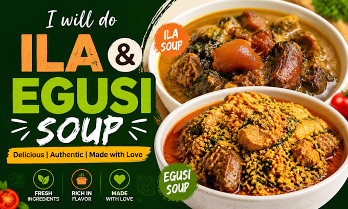 do sweet egusi flavour and ila soup