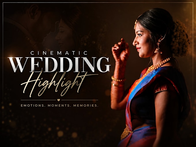 create a cinematic wedding highlight video