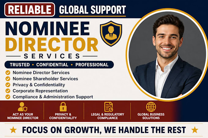 provide reliable nominee director services for your company