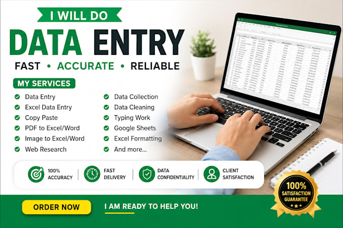 do data entry and