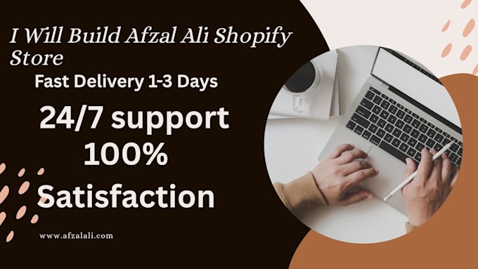 design a modern shopify dropshipping store
