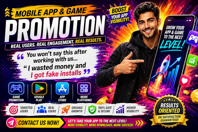 do app promotion, game marketing increase app install, mobile app promotion