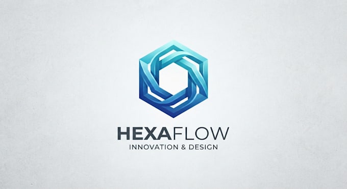 design a modern hexagon logo for your brand