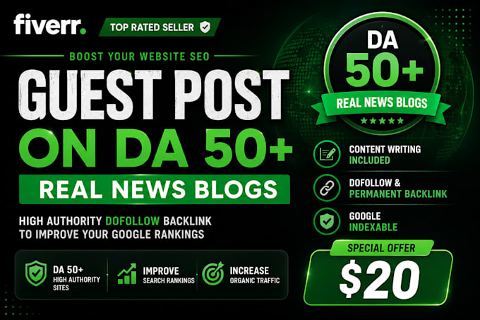 do guest post into high da sites