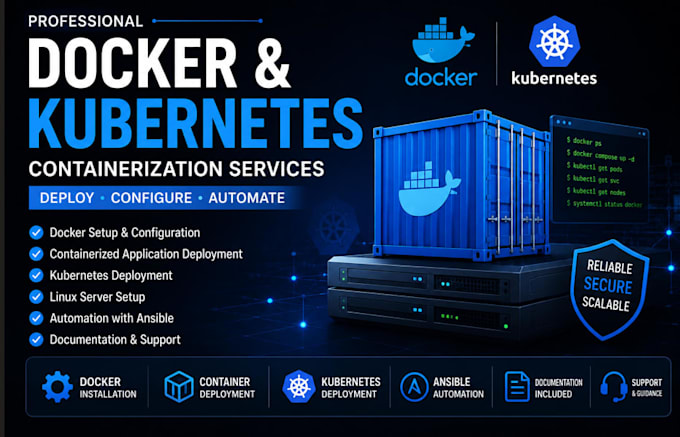 configure and deploy docker containers on linux servers