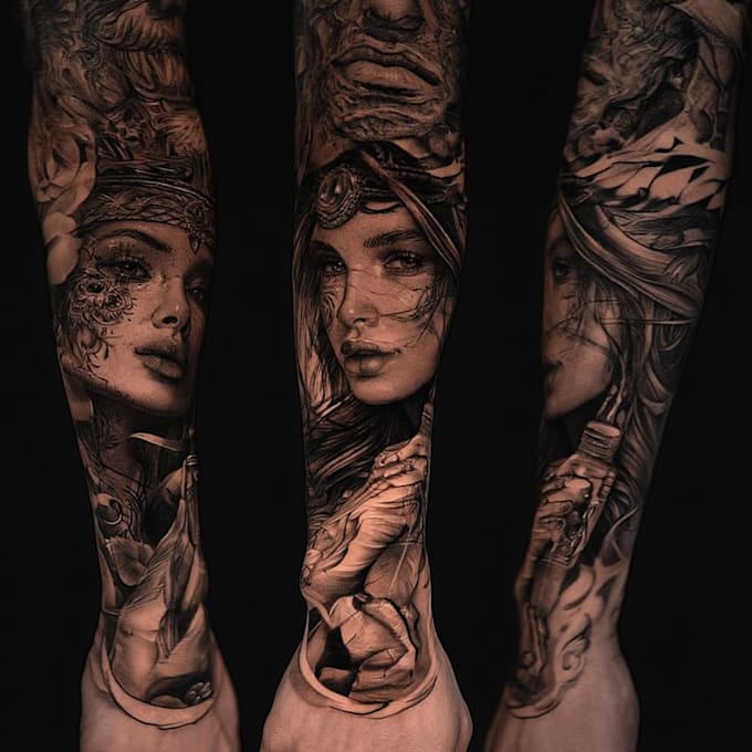 design a modern and minimalist tattoo design