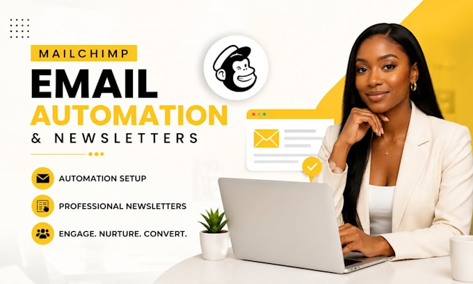 set up mailchimp email automation and newsletters