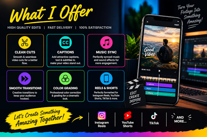 edit engaging reels and shorts videos