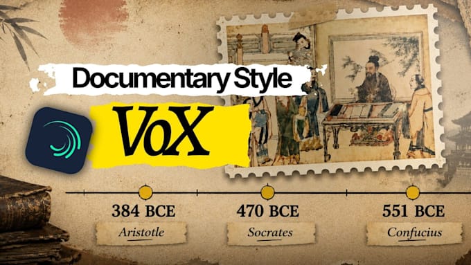 do documentary style timeline edit like vox style