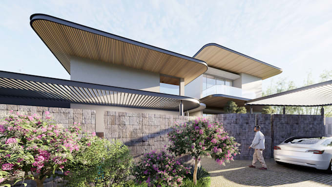 interior or exterior architecture render