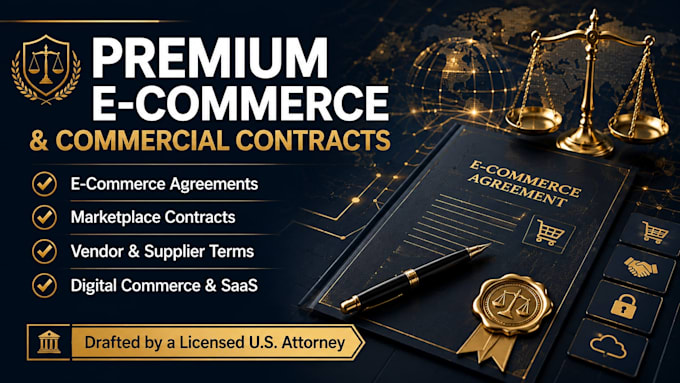 write bulletproof ecommerce vendor and supplier agreements