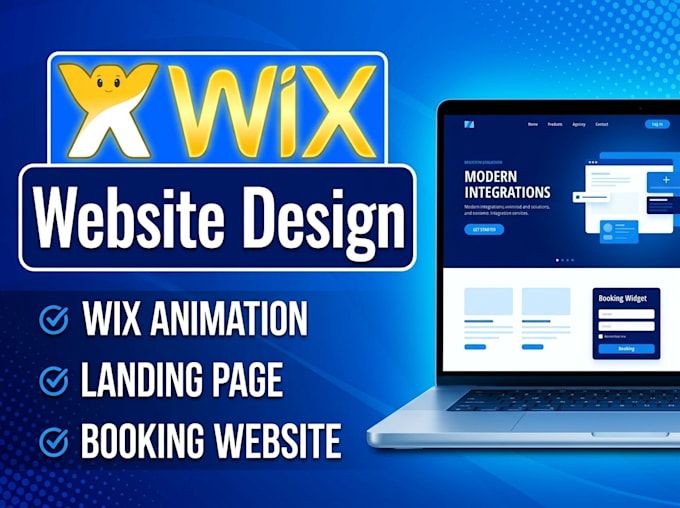 redesign wix website and wix studio website