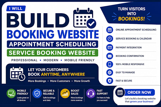 build booking website appointment scheduling service booking website