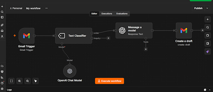build n8n ai workflows and API integrations