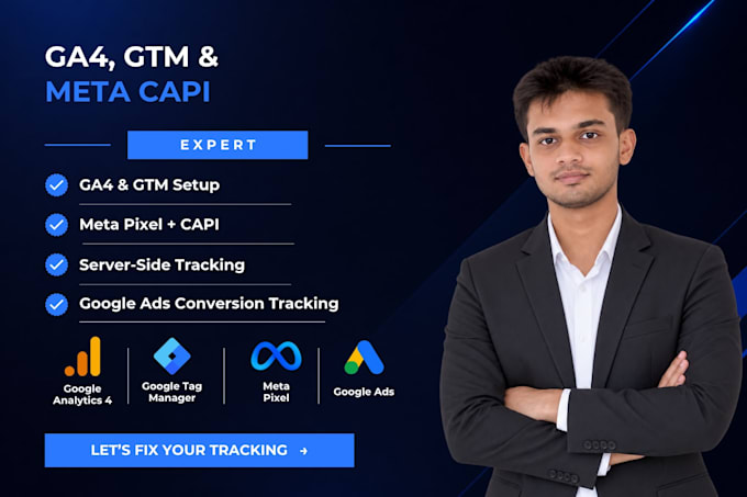 set up ga4 GTM meta pixel capi and conversion tracking