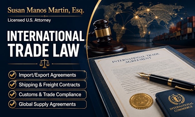 draft robust global supply chain agreements