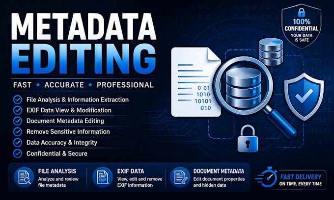 professionally edit organize and optimize your metadata