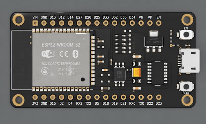 design esp32 esp8266 stm32 arduino iot pcb, schematic and gerber files