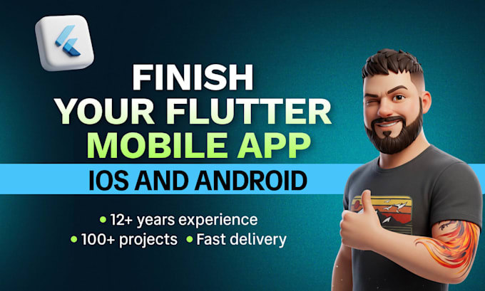 take over your unfinished flutter app project
