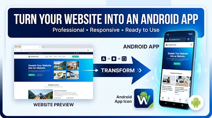 convert your website into a professional android app
