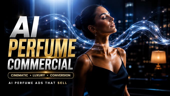 create luxury perfume commercial with ai